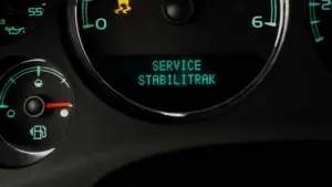 GMC StabiliTrak Message
