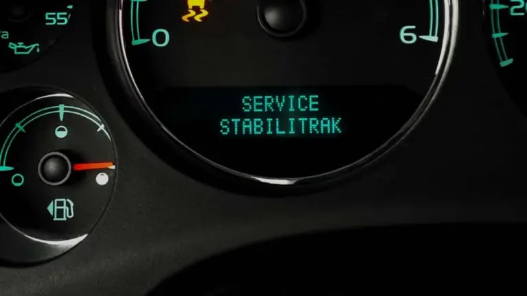 gmc stabilitrak message