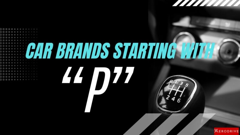 car brands starting with p