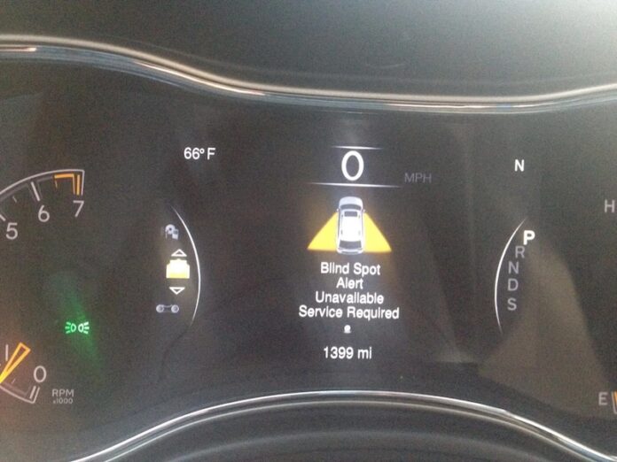 blind spot alert unavailable service required