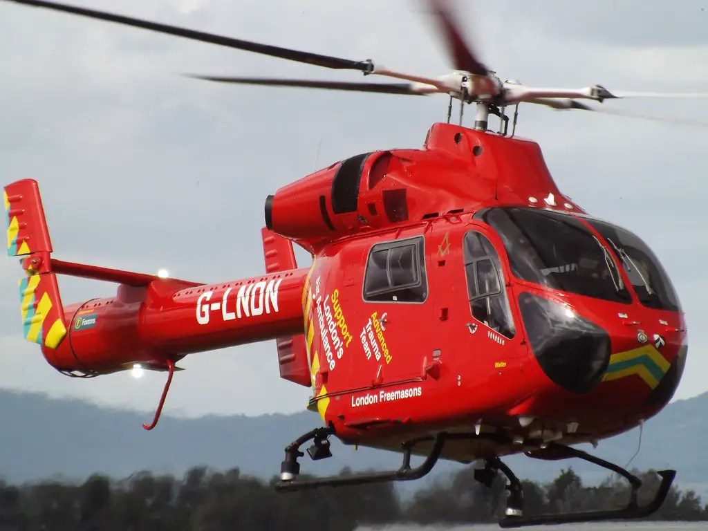 helicopter ambulance