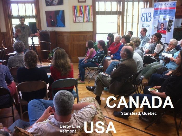 haskell free library and opera house straddling the canada-usa border