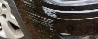 car bumper scratch