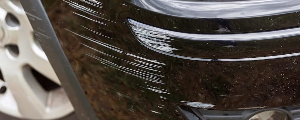 car bumper scratch
