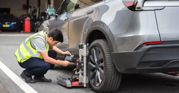 driving with bad wheel alignment