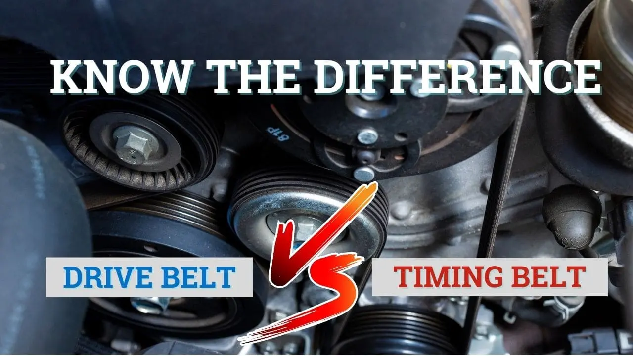 timing belt vs drive belt