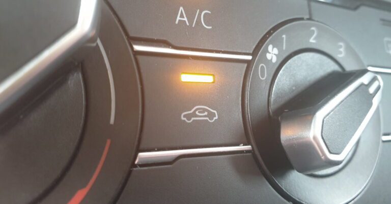 air recirculation button