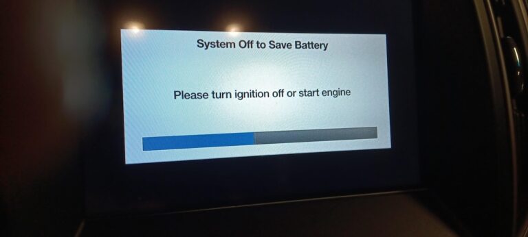 ford system off to save battery