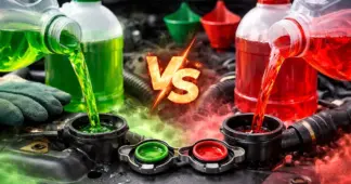 green coolant vs red coolant