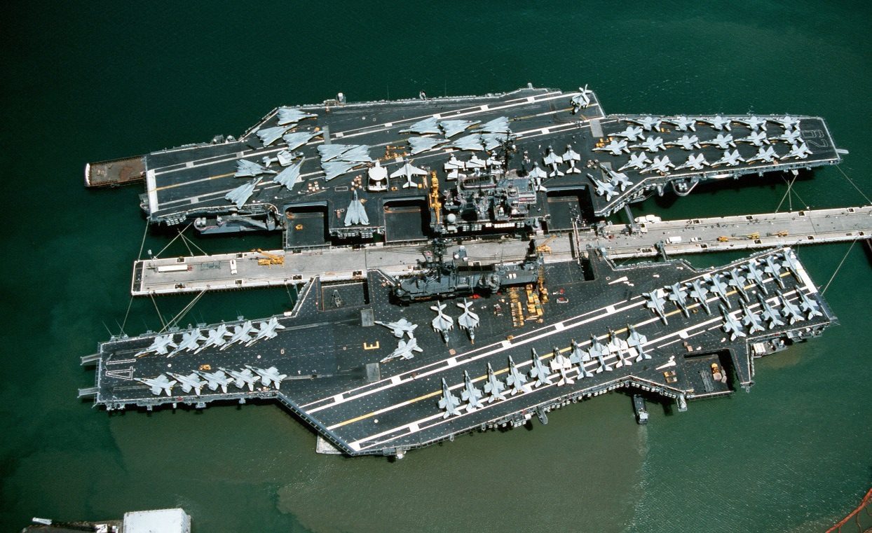 aircraft carriers armed with nuclear weapons