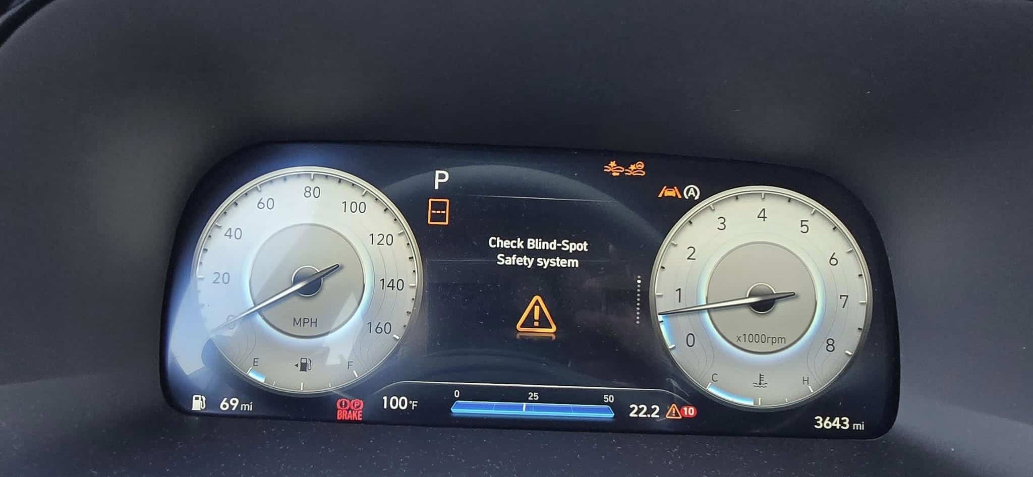 hyundai check blind spot safety system
