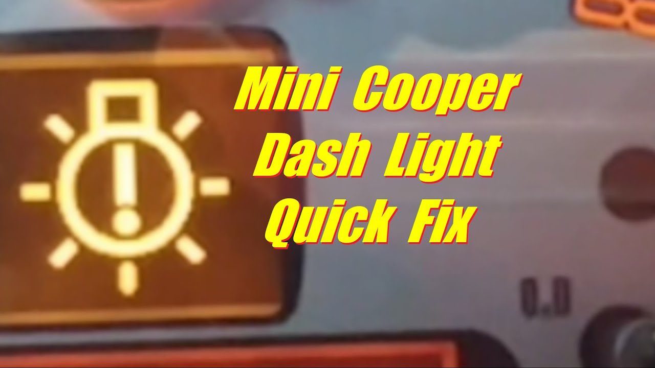 mini cooper parking light