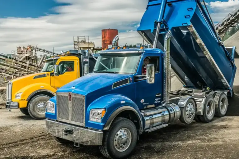 dump trucks