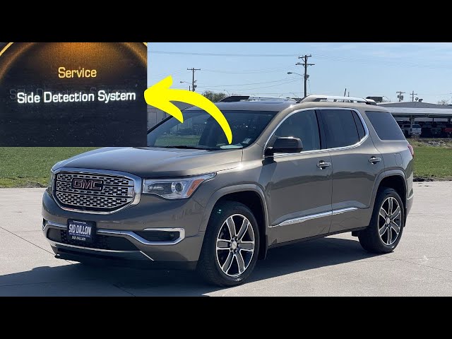 gmc acadia service side detection system