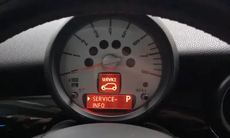 mini cooper service light reset