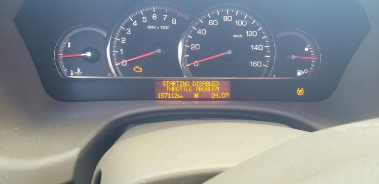 starting disabled service throttle problem