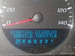 starting disabled service throttle