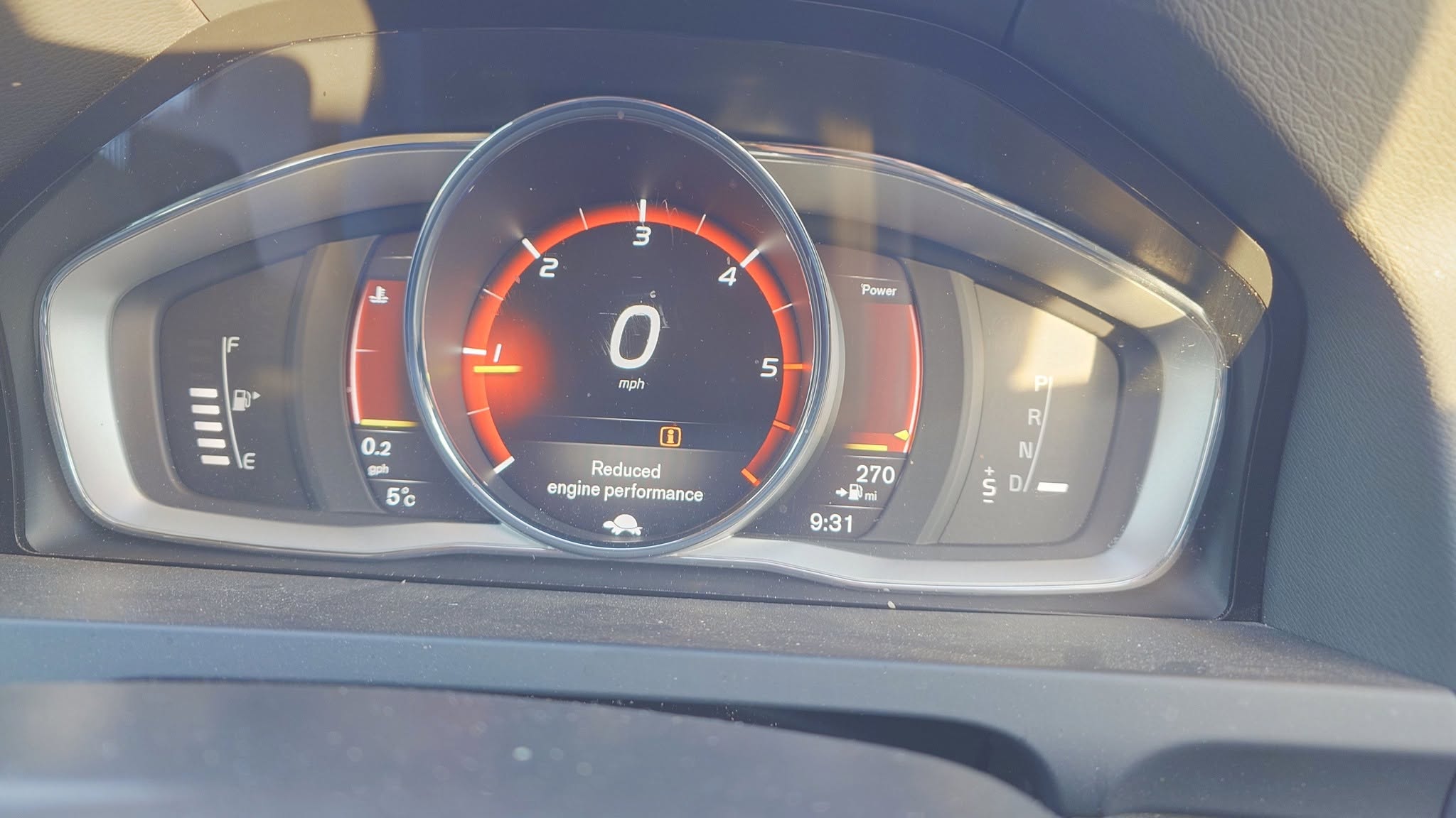 volvo reduced engine performance
