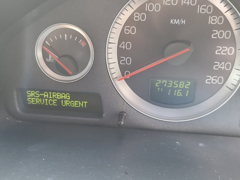 volvo srs airbag service urgent message